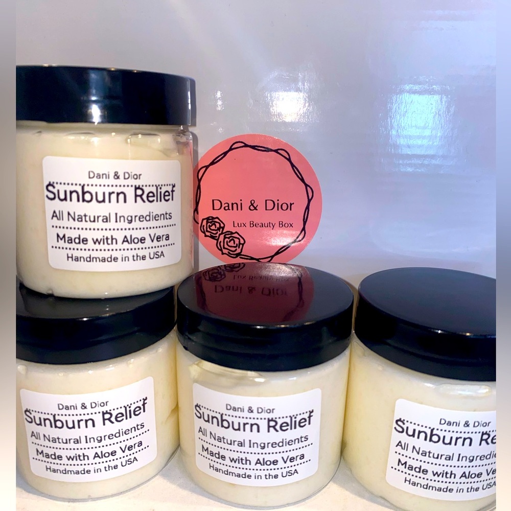 Sunburn Relief Cream -handmade-4oz